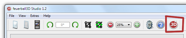 Screenshot feuerball3D Animation Button