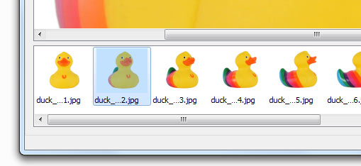 Screenshot feuerball3D Image list