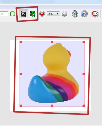 Screenshot feuerball3D Toolbar Clip
